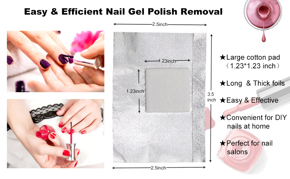 How to remove acrylic nails with foil