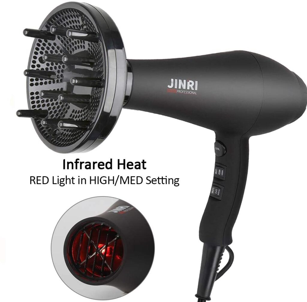 JINRI Hair Dryer and Low Noise Blow dryer