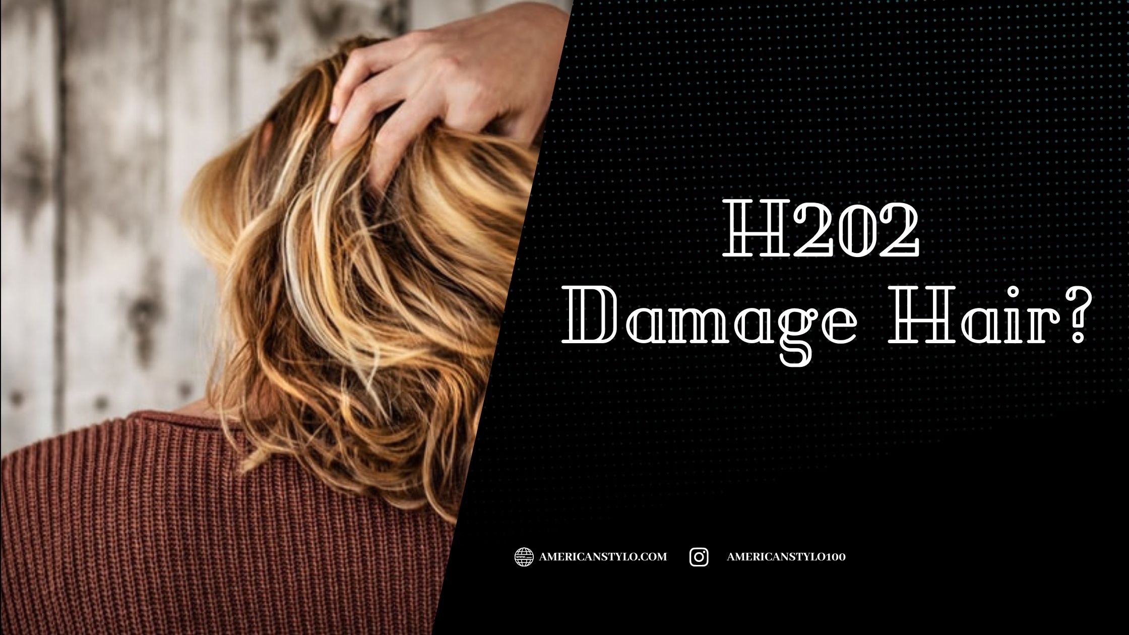 Does hydrogen peroxide damage hair
