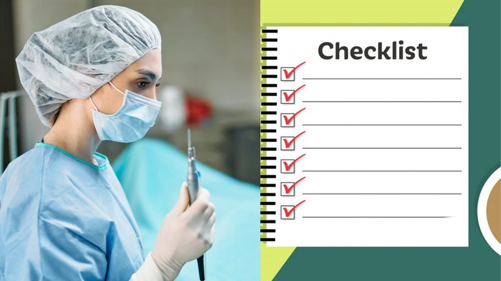 Preparation for Surgery Day Checklist