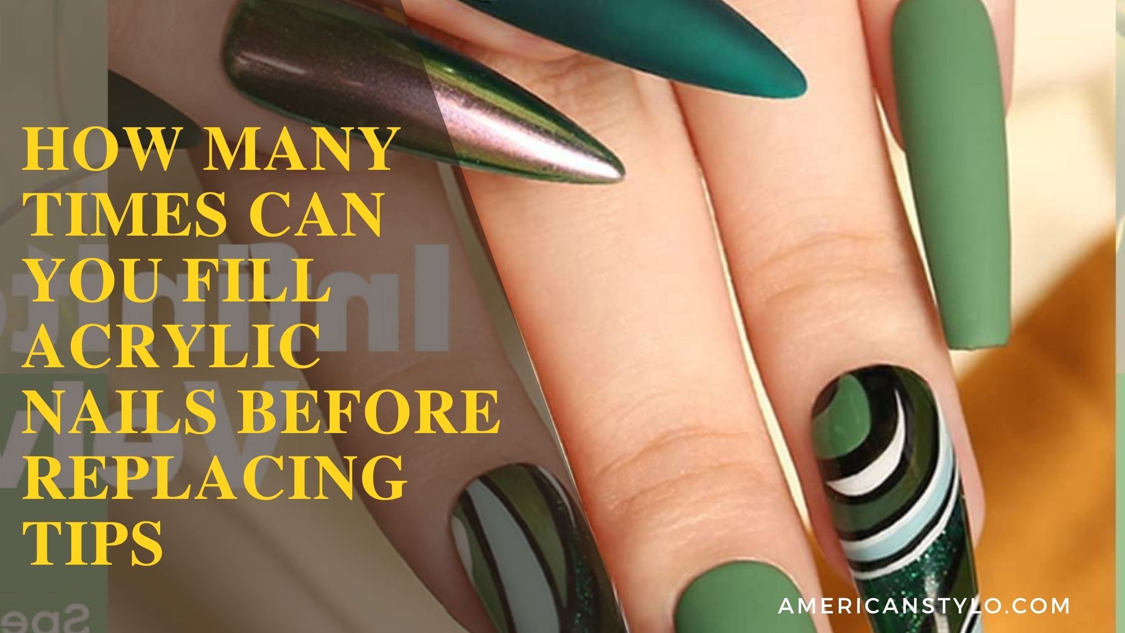 Acrylic Nails Maintenance: How Many Fills Before Tip Replacement? Find Out Here
