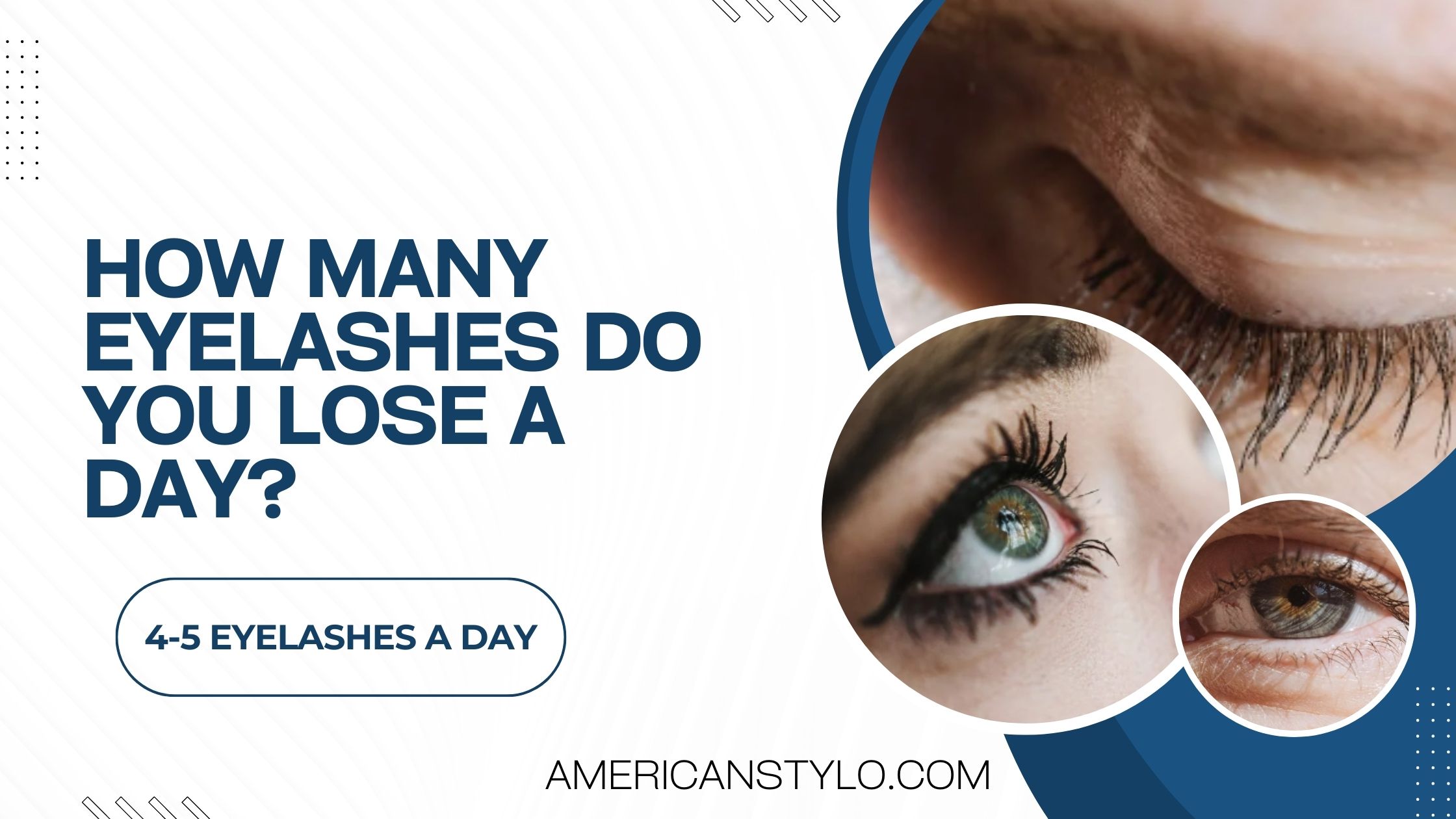 How many eyelashes do you lose a day